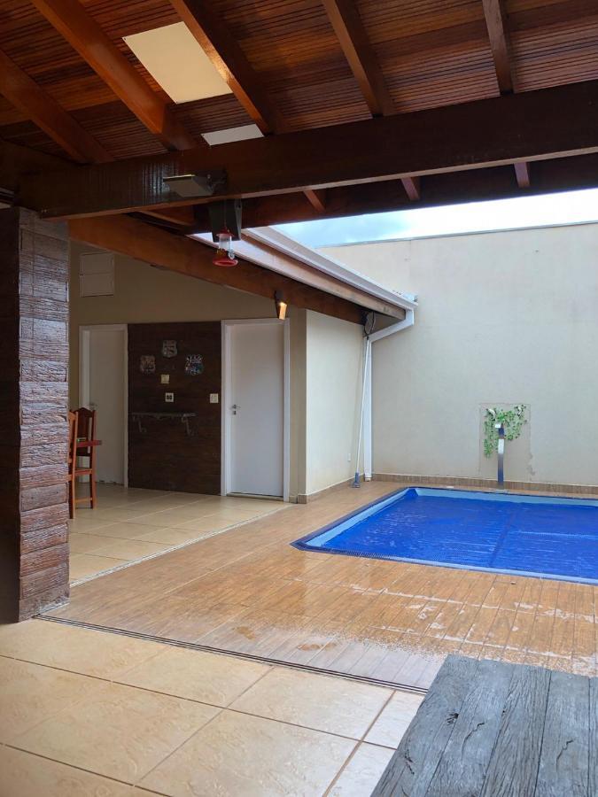 Casa Temporada Olimpia 9 pessoas com Piscina / Hidro Villa Bagian luar foto