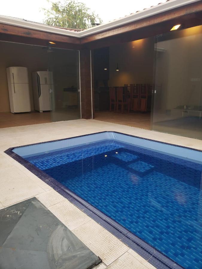 Casa Temporada Olimpia 9 pessoas com Piscina / Hidro Villa Bagian luar foto